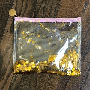 Clear Confetti Clutch